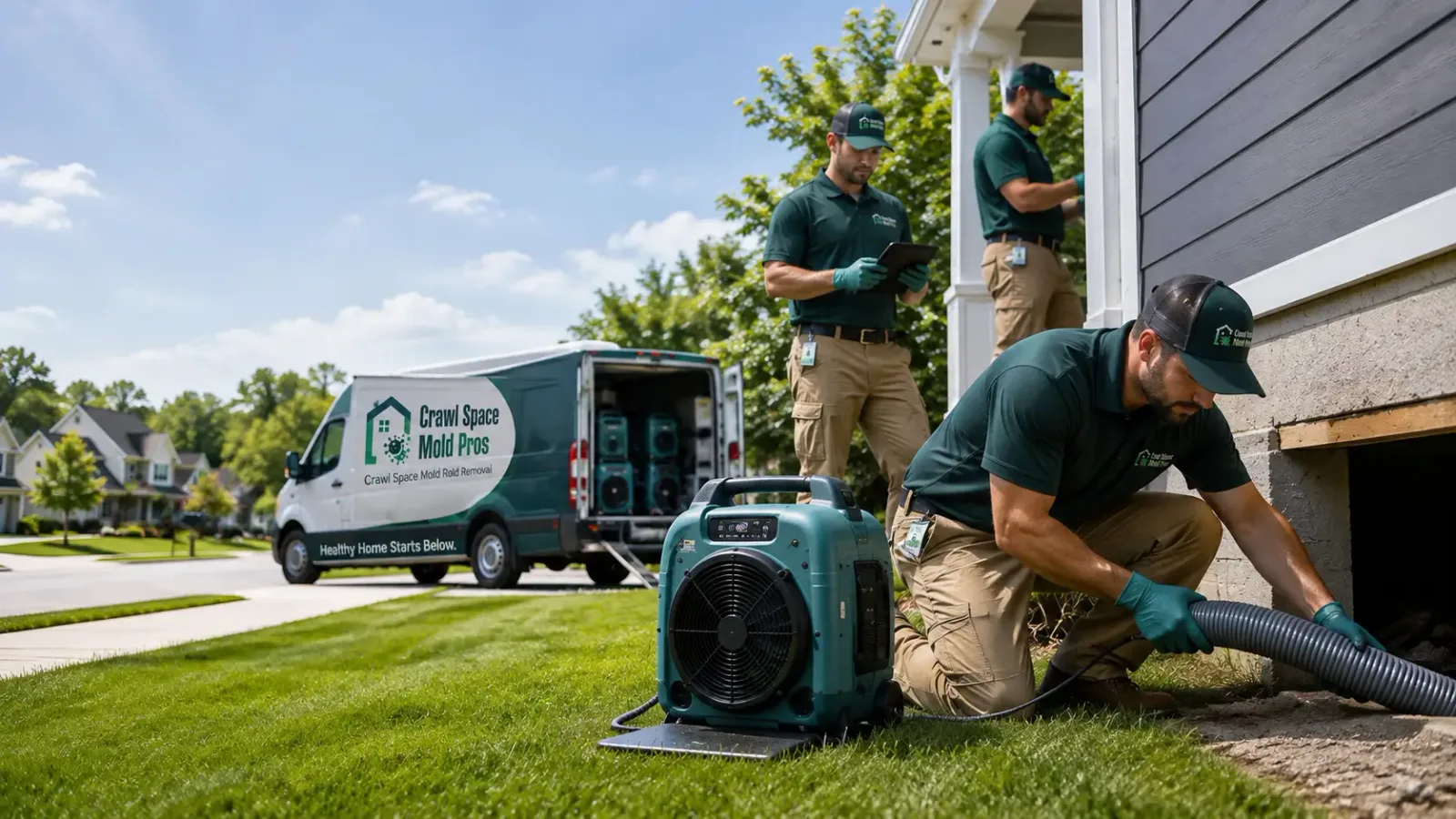 Crawl Space Mold Removal in Evans, WA